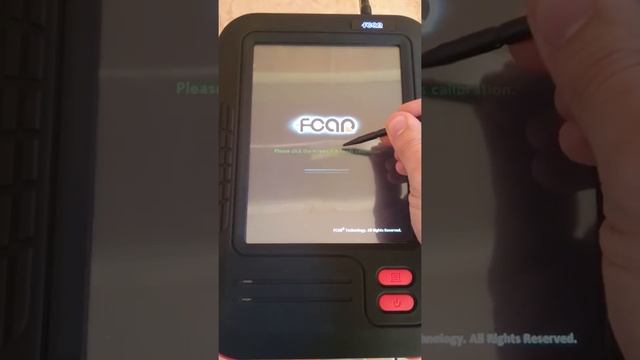 Como calibrar pantalla tactil en escaner FCAR смотреть онлайн