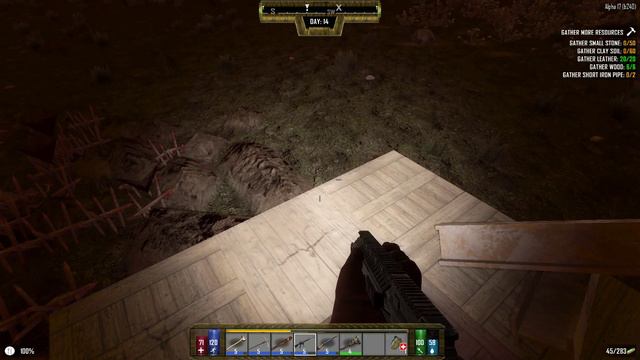 7 Days to Die alpha 17 INSANE DARKNESS FALLS ч 25 Вторая орда смотреть онлайн