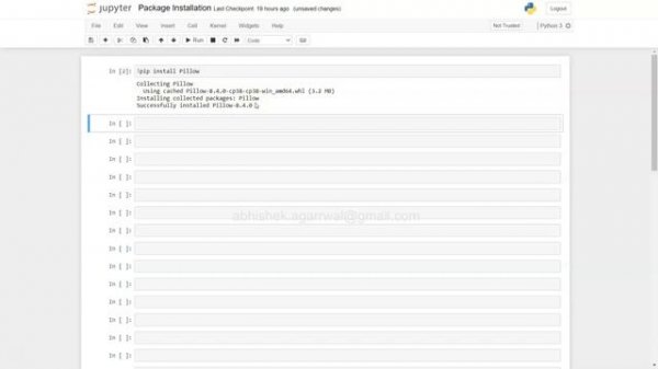 How to Install Pillow in Python Anaconda Jupyter Notebook