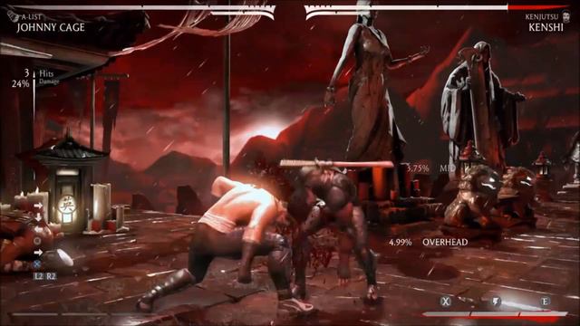 Mortal Kombat X - Johnny Cage 52% X Ray Combo!!!! (A List) смотреть онлайн