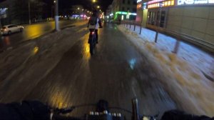 Покатушка с Полиной по Твери в пятницу  15 февраля 2019 года. 2  часть .
