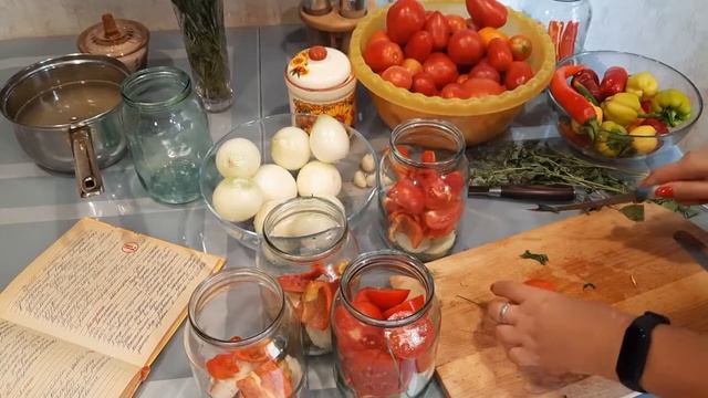 Помидоры в желатине на зиму | Красивая и вкусная закуска на праздник смотреть онлайн