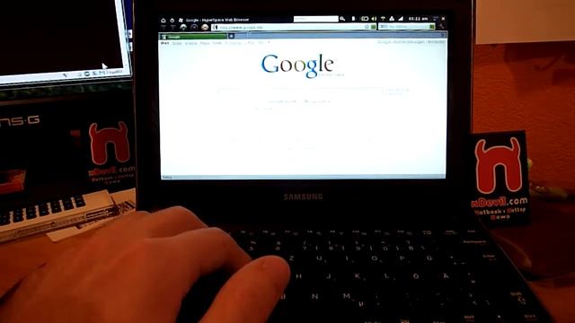 Samsung N220 Hyperspace Instant Boot OS Demo - Deutsch
