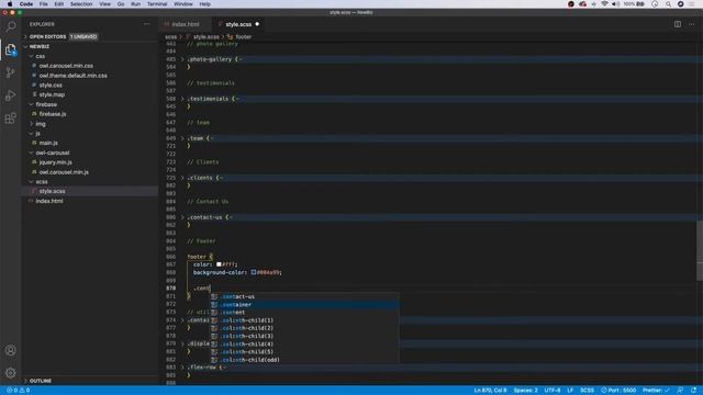 Creating a Simple Footer With Flexbox | Build a Modern Responsive Website From Scratch - #11 смотреть онлайн