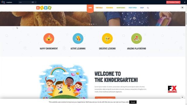 Kids - Day Care and Kindergarten WordPress Theme for Children Dh смотреть онлайн