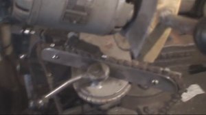 Самодельный станок для заточки пильных цепей.