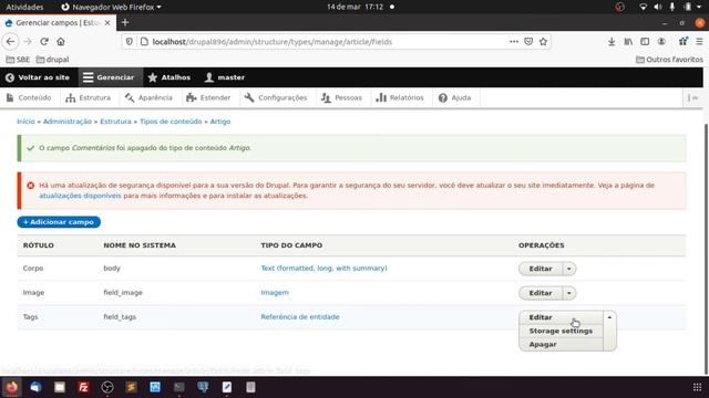 Drupal 8 - 3 - Ativando Tema GovBR+Bootstrap, Criando Menu Lateral , Editando tipo de conteúdo! смотреть онлайн