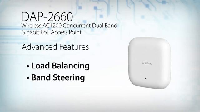 D-Link DAP-2660 - Точка доступа беспроводная с поддержкой PoE D-Link DAP-2660/RU/A1A/PC смотреть онлайн