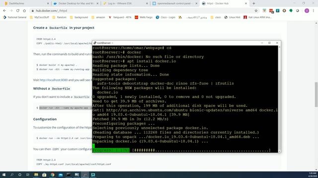 Docker install/ configure on Windows /linux - Arabic : شرح عربي смотреть онлайн