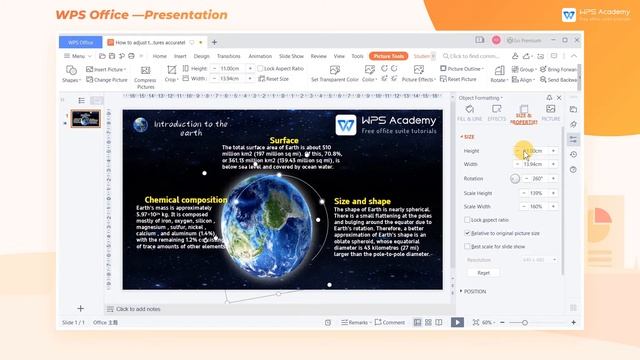 [WPS Academy] 1.5.5 PPT: How to adjust the size and position of pictures accurately смотреть онлайн