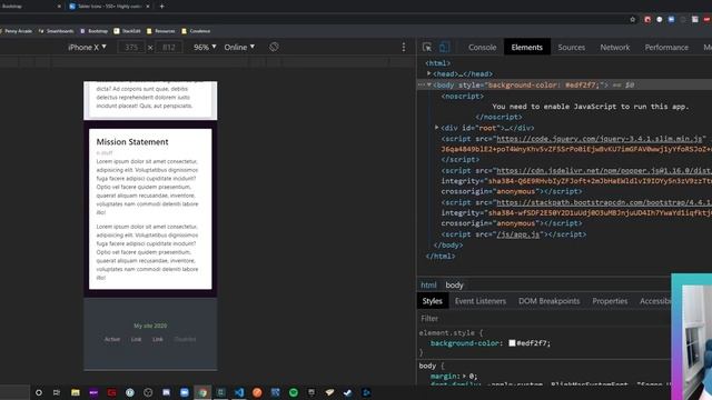 Client: (Style Pt 6) Build a Footer with SVG Icons смотреть онлайн