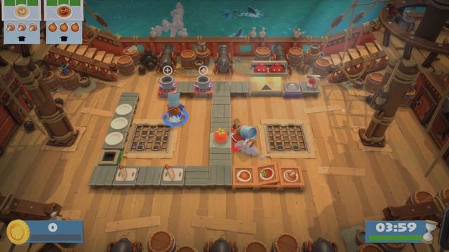 Overcooked! All You Can Eat. Учимся готовить))) смотреть онлайн