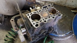 Капитальный ремонт двигателя Daewoo Matiz. Часть 4 - разбираем блок цилиндров.