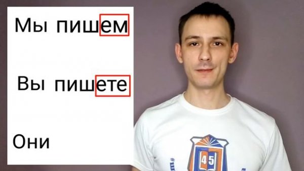 Русский язык. Тема: Спряжение глаголов