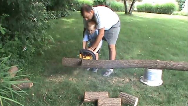 McCulloch Power Mac 310 Chainsaw In Action