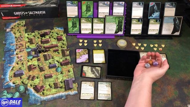 D&D GHOSTS of SALTMARSH Board Game Adventure 1 Welcome to Saltmarsh | Solo Playthrough смотреть онлайн