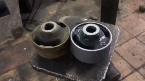 Замена сайлентблоков передних рычагов Митсубиси Лансер.