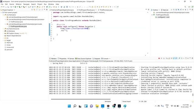 Apache Camel - From and To method in Router | TECH BUZZ BLOGS смотреть онлайн