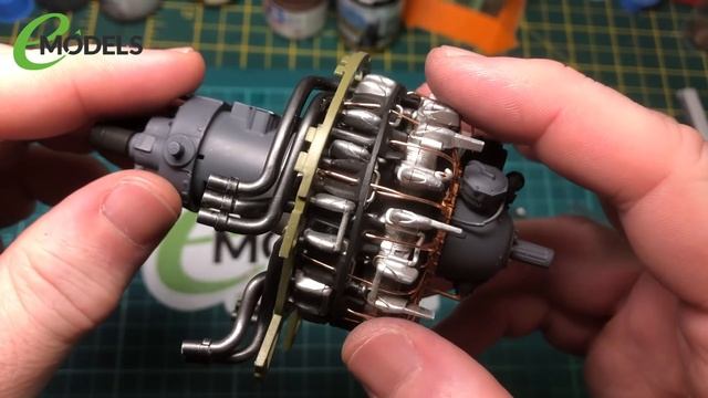 Airfix 1/24 Grumman F6F-5 Hellcat ( #19004 ) Part 7: Engine Complete! смотреть онлайн