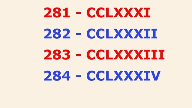 1 to 500 Roman Numerals || Roman Numbers 1 to 500 смотреть онлайн