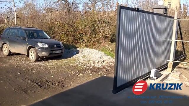 Монтаж откатных ворот смотреть онлайн