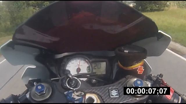 Suzuki GSX-R 750 K7 Acceleration смотреть онлайн