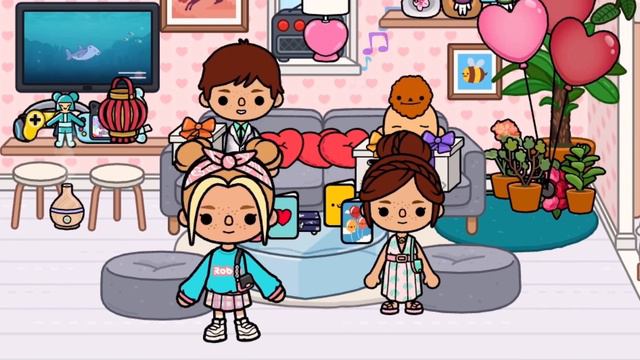 Тока Бока/Распаковка подарков на День Святого Валентина/Празднуем 14 февраля в Тока Бока с семьёй❤️ смотреть онлайн