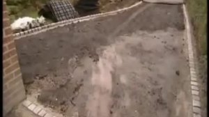 Пример строительства парковки возле частного дома