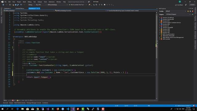 Creating AWS Lambda in .NET Core смотреть онлайн
