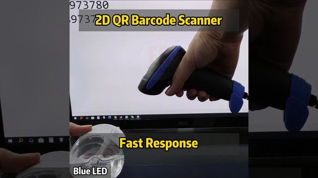 Henex High Quality 2D QR Barcode Scanner with Stand смотреть онлайн