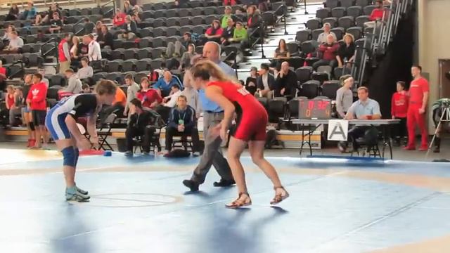 2013 Junior National Championships: 63 kg Lorena Ellis vs. Linda Morais смотреть онлайн