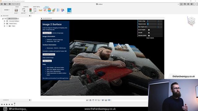 Image to 3D Model in Fusion 360 смотреть онлайн