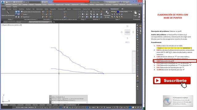 PERFIL EN AUTOCAD A PARTIR DE DATOS EN EXCEL смотреть онлайн