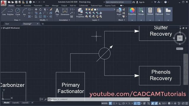 AutoCAD Tutorial for Chemical Engineering - 1 смотреть онлайн