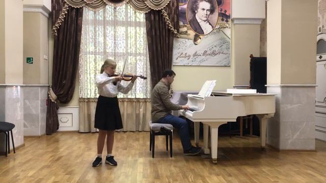 Борисенко Марія - Л.Бетховен-Сонатина соль мажор,1 частина смотреть онлайн