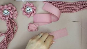 Бантики из репсовой ленты .
