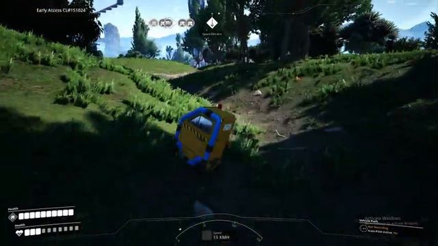 Satisfactory - Giant portable miner in the sky. visual bug. смотреть онлайн