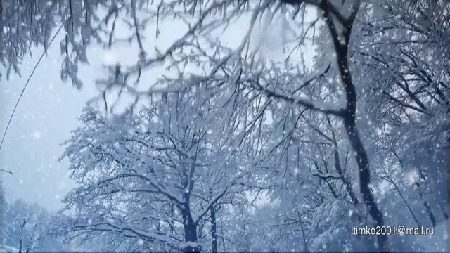 Зима. Снегопад. Релакс / Winter. Snowfall. Relaxation смотреть онлайн