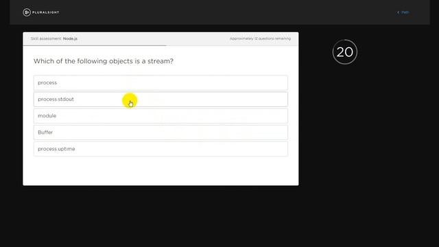 pluralsight nodejs skill test смотреть онлайн