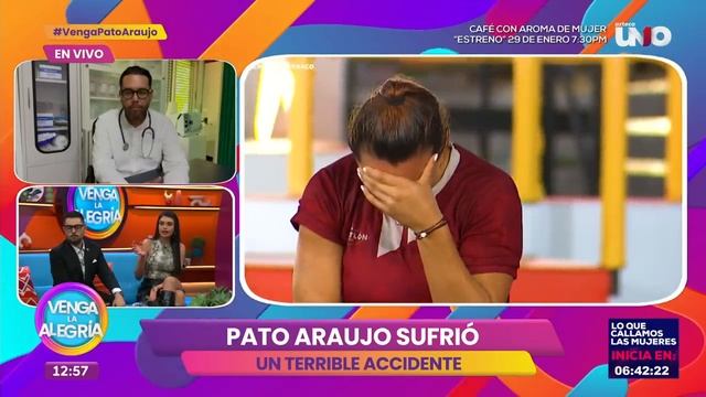 Nos enlazamos con el Dr. que atendió a Pato Araujo tras golpe en Exatlón | Venga La Alegría смотреть онлайн