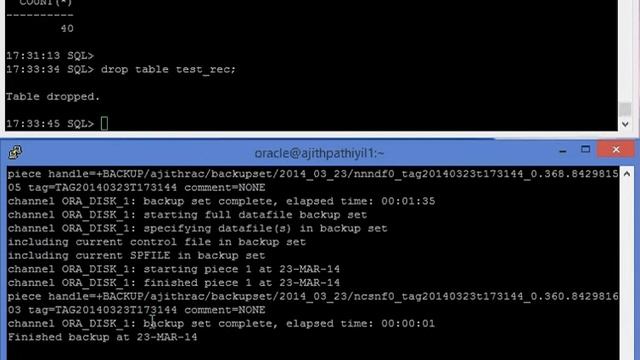 Copy of Oracle Database - Incomplete Recovery Using "UntilTime" Option смотреть онлайн