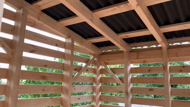 Дровник для дачи 0046 смотреть онлайн