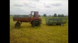 #ДеревенскийдомBY  Т16м Самодельный  прицеп для  перевозки сена