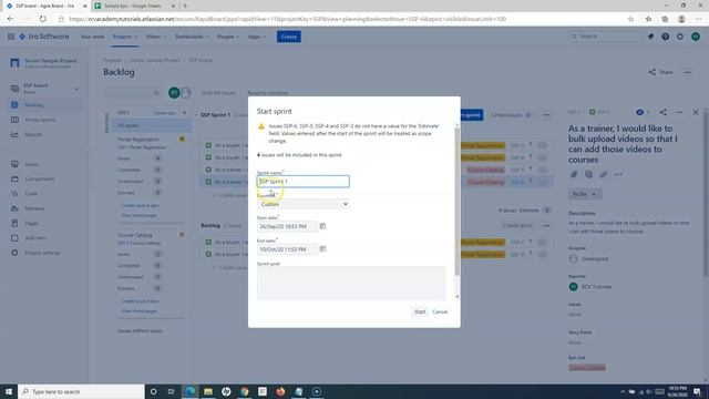 JIRA Cloud Tutorial #23 - How to Create Sprint Backlog in Jira смотреть онлайн