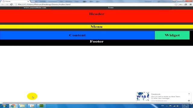How to Create a Website Template - Top Header (part 3) смотреть онлайн