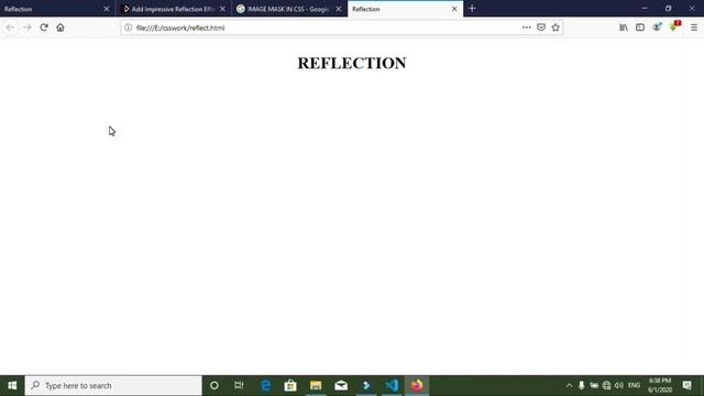 Reflection Effect With HTML and CSS Only смотреть онлайн