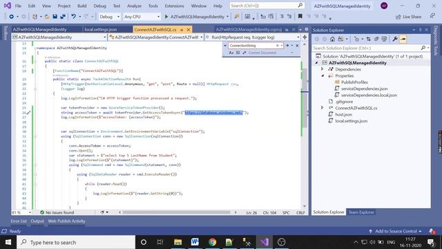 Using Managed Service Identity in Azure Functions to Access Azure SQL Database смотреть онлайн