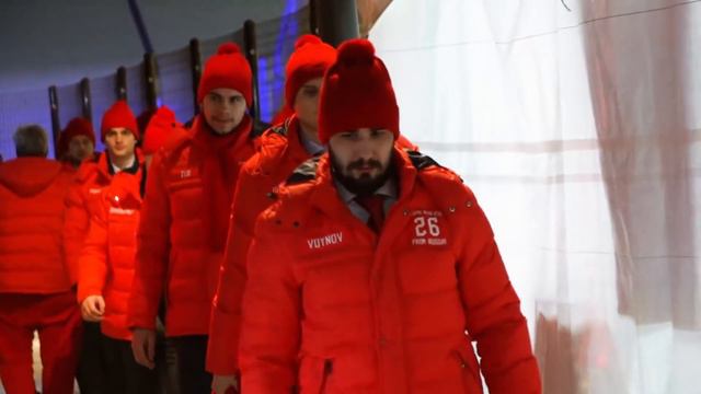 Приезд нашей сборной на матч против Словакии смотреть онлайн