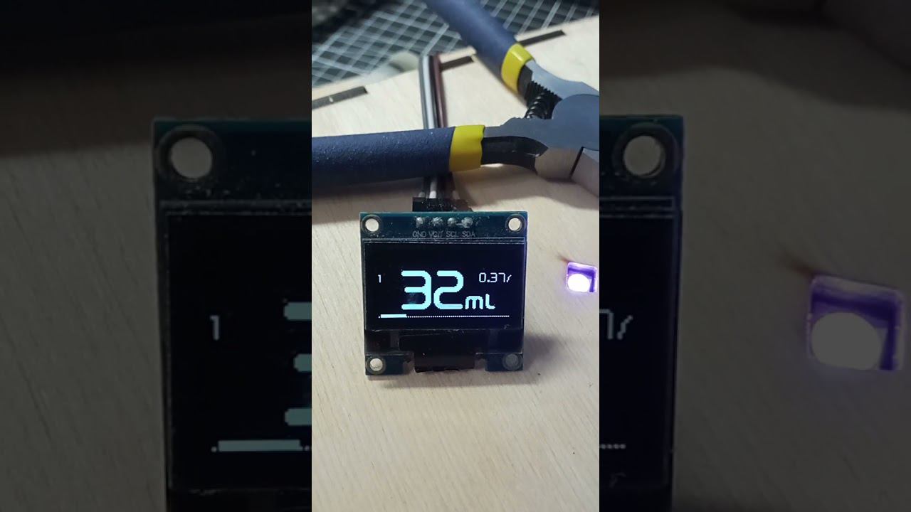 Наливатор с OLED I2C лисплеем смотреть онлайн