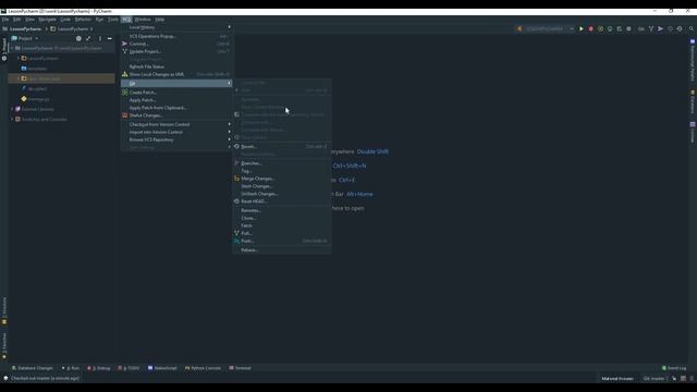 Pycharm контроль версий git - урок 4 смотреть онлайн